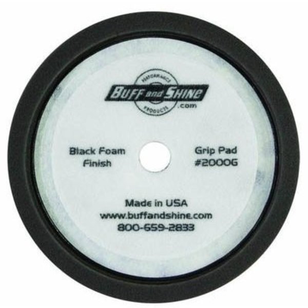 Buff And Shine PAD 8"X2" RECESSED BACK FOAM GRIP MOUNT BUF2000G